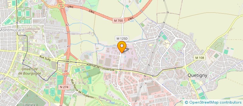 localisation de l'entreprise MENUISERIES CONCEPT 21 à QUETIGNY