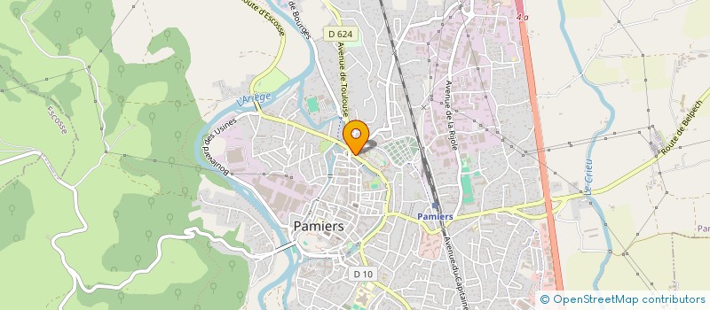 localisation de l'entreprise MENUISERIES CONCEPTS SYSTEMS à PAMIERS