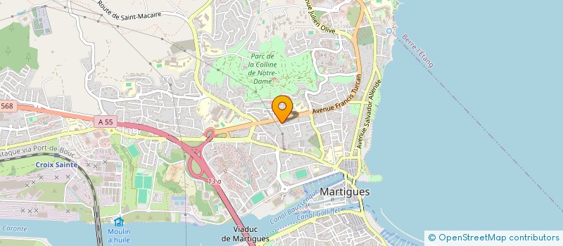 localisation de l'entreprise MENUISERIES CONSEILS à MARTIGUES