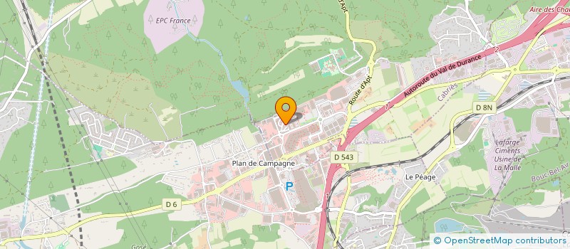 localisation de l'entreprise MENUISERIES D'AUJOURD'HUI à CABRIES