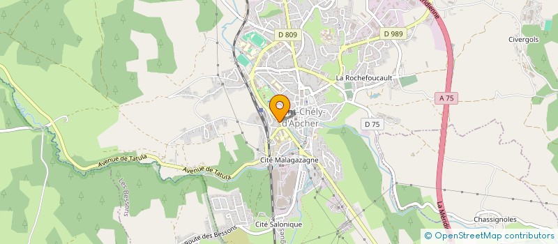 localisation de l'entreprise MENUISERIES D' ICI  SAINT-CHELY-D'APCHER