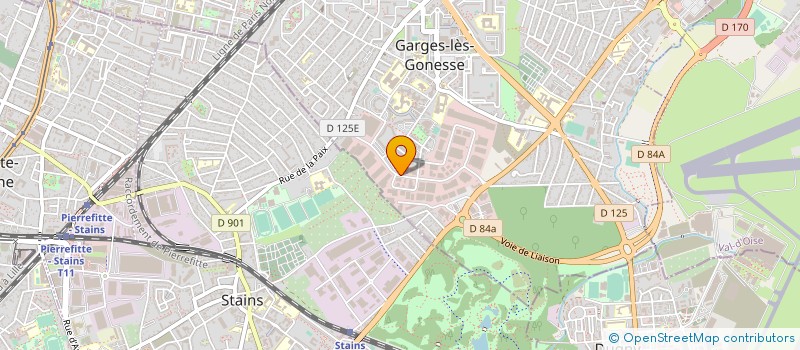 localisation de l'entreprise MENUISERIES DISTRIBUTION à GARGES-LES-GONESSE