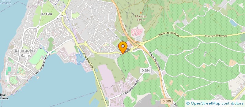 localisation de l'entreprise MENUISERIES DU BASSIN DE THAU  BALARUC-LES-BAINS