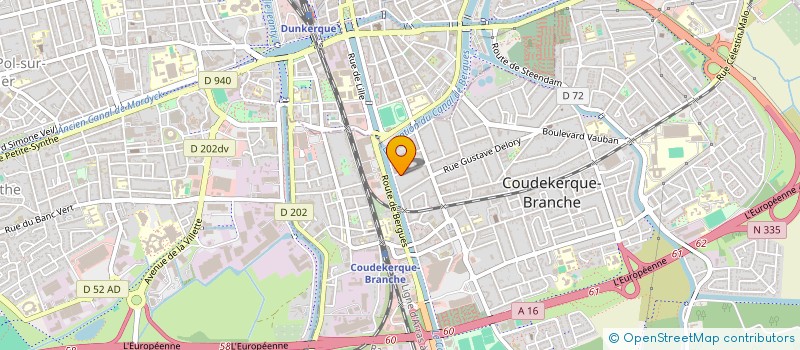 localisation de l'entreprise MENUISERIES DU LITTORAL  COUDEKERQUE-BRANCHE