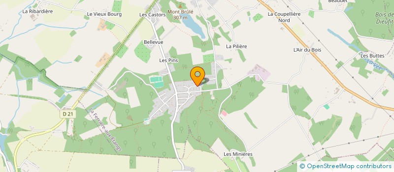localisation de l'entreprise MENUISERIES ET SERVICES DU BOCAGE à LA FERRIERE-AUX-ETANGS