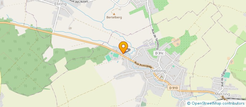 localisation de l'entreprise MENUISERIES GRAU-EST  DIEBLING