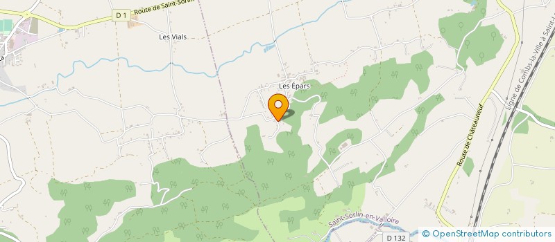 localisation de l'entreprise MENUISERIES HAMIDI SEBASTIEN  SAINT-SORLIN-EN-VALLOIRE