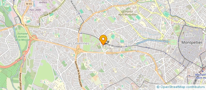 localisation de l'entreprise MENUISERIES JEAN DELMAS à MONTPELLIER