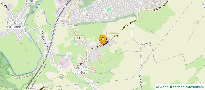 localisation de l'entreprise MENUISERIES LELEUX  SAINT-REMY-DU-NORD