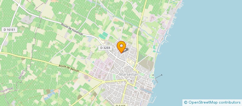localisation de l'entreprise MENUISERIES MARSEILLANAISES à MARSEILLAN