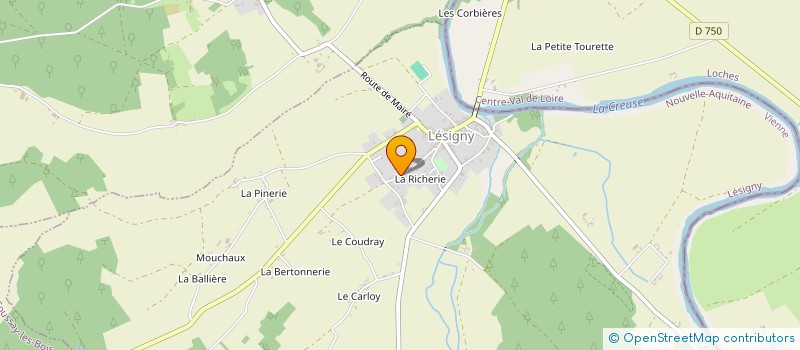 localisation de l'entreprise MENUISERIES-MEUBLES GADIN à LESIGNY