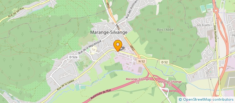 localisation de l'entreprise MENUISERIES & MOBILIERS à MARANGE-SILVANGE