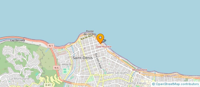 localisation de l'entreprise MENUISERIES MODERNES à SAINT-DENIS