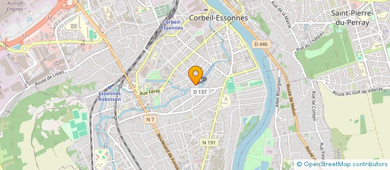 localisation de l'entreprise MENUISERIES NOUVELLES D'ILE DE FRANCE à CORBEIL-ESSONNES