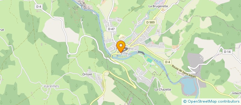 localisation de l'entreprise MENUISERIES SERVICES  LE MALZIEU-VILLE