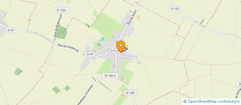 localisation de l'entreprise MENUISERIES VASSEUR  FRESSAIN