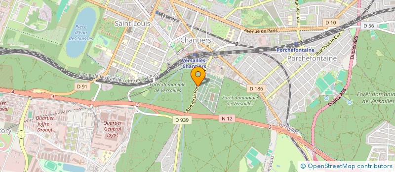 localisation de l'entreprise MENUISIER D ART BATIMENT à VERSAILLES