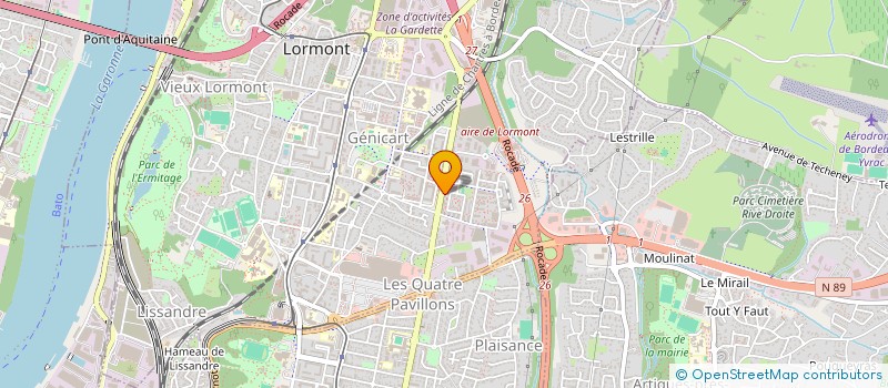 localisation de l'entreprise MENUISIER POSEUR GIRONDE  LORMONT