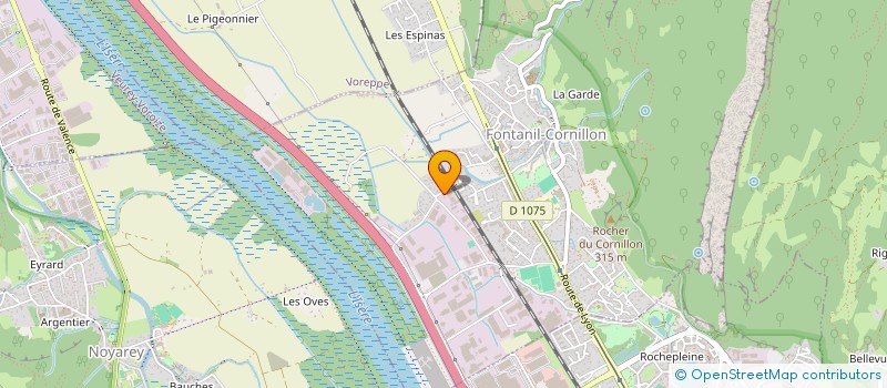 localisation de l'entreprise MENUISIERS DU FONTANIL  FONTANIL-CORNILLON