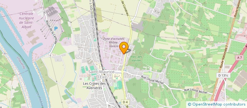 localisation de l'entreprise MENUITECH à SAINT-MAURICE-L'EXIL