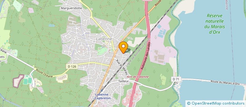 localisation de l'entreprise MENUIZ ART  LABENNE