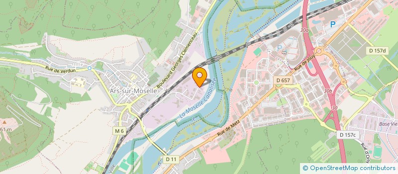 localisation de l'entreprise MENULOR SAS à ARS-SUR-MOSELLE