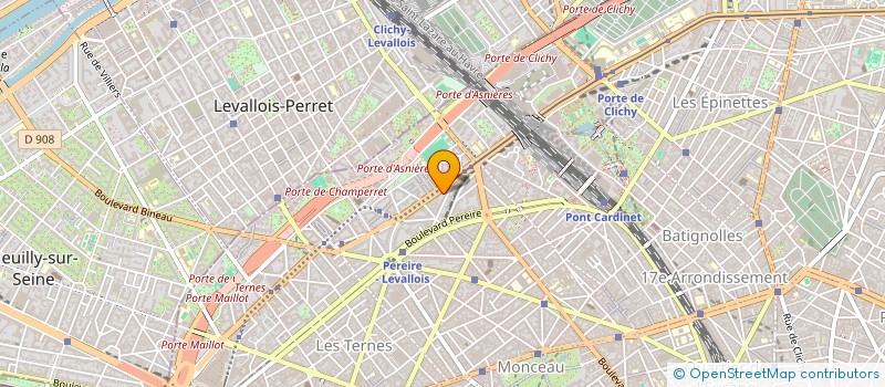 localisation de l'entreprise MENUS ET SERVICES à PARIS