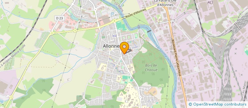 localisation de l'entreprise MENUS NET à ALLONNES