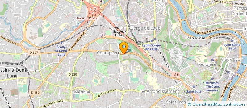 localisation de l'entreprise MENUT ET CIE CHAMPVERT PRESSE  BOURBON-L'ARCHAMBAULT