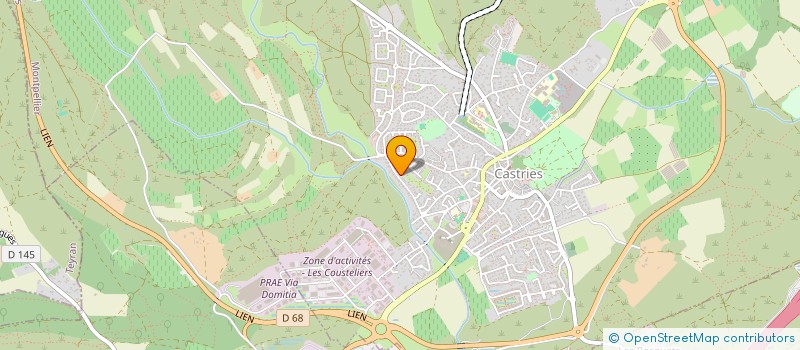 localisation de l'entreprise MENUT JEAN-BRICE  CASTRIES