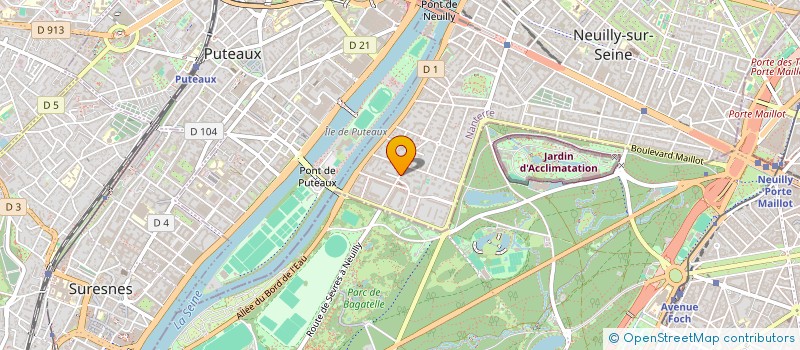 localisation de l'entreprise MENVIEL à NEUILLY-SUR-SEINE
