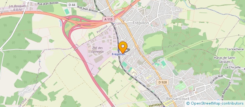 localisation de l'entreprise MENY  FREPILLON