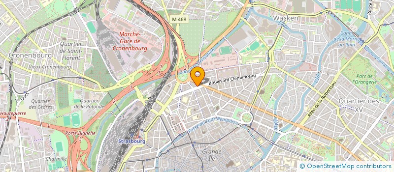 localisation de l'entreprise MENYTEL FRANCE à STRASBOURG