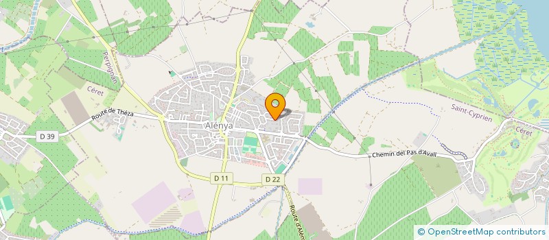 localisation de l'entreprise MENZATIS  ALENYA