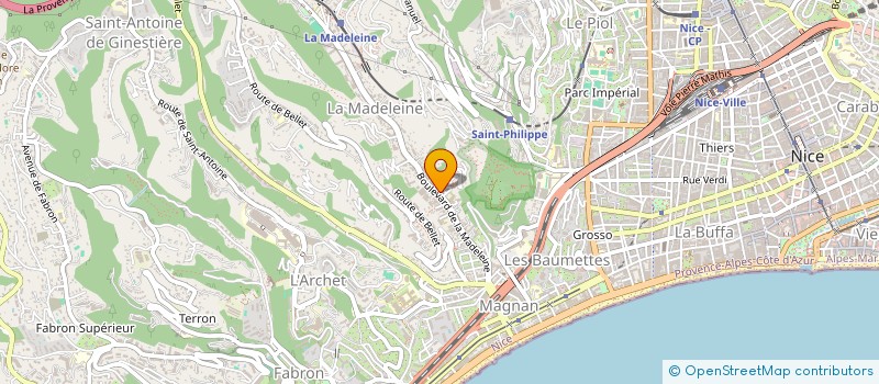 localisation de l'entreprise MENZEL INVEST  NICE