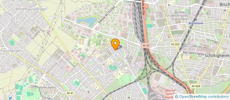 localisation de l'entreprise MENZIL SARL à STRASBOURG