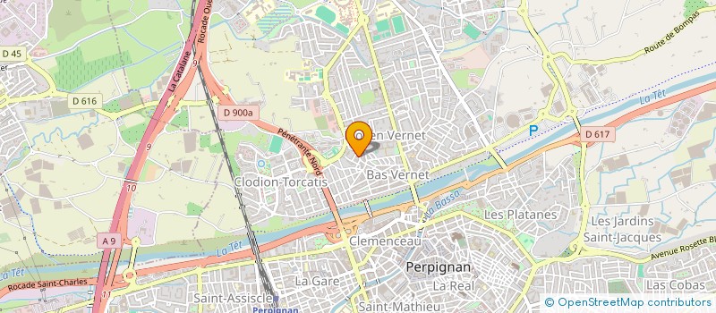 localisation de l'entreprise MEO  PERPIGNAN