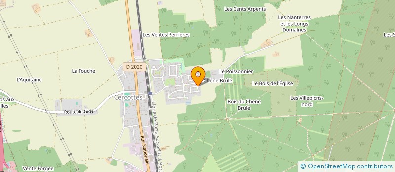 localisation de l'entreprise MEO INGENIERIE à CERCOTTES