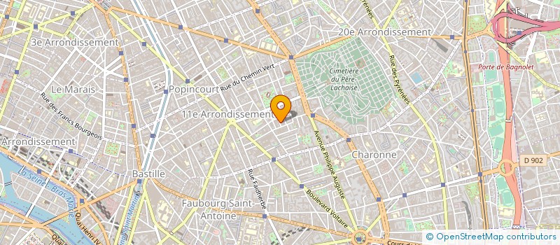 localisation de l'entreprise MEO MEO  PARIS