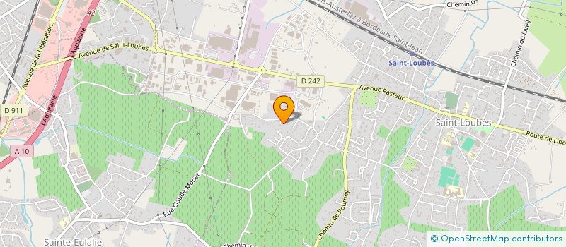 localisation de l'entreprise MEOLIA  SAINT-LOUBES