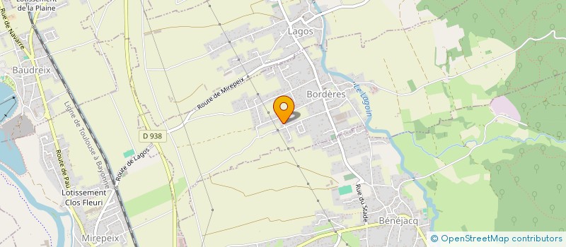 localisation de l'entreprise MEOLLION  BORDERES