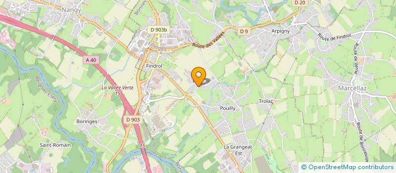 localisation de l'entreprise MEOM  CONTAMINE-SUR-ARVE