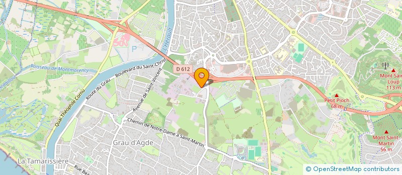 localisation de l'entreprise MEOP  AGDE