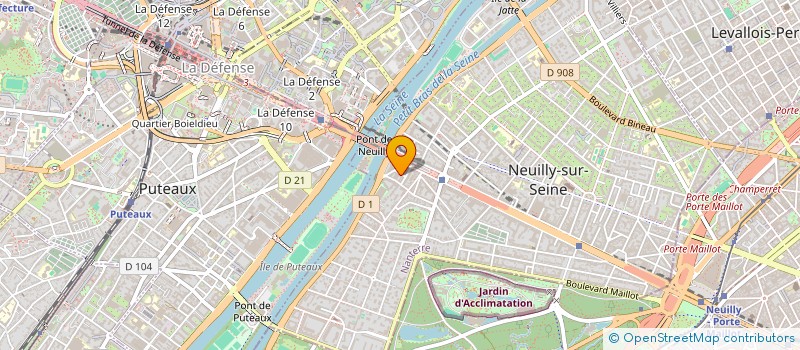 localisation de l'entreprise MEOROT HADAF HAYOMI à NEUILLY-SUR-SEINE
