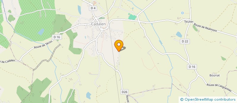 localisation de l'entreprise MEOTEAM à CADALEN