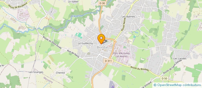 localisation de l'entreprise MEOW  BRINDAS