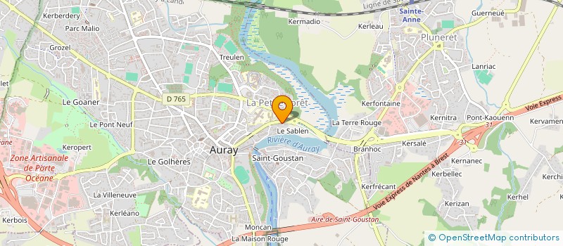 localisation de l'entreprise MEOW PRODUCTIONS à AURAY