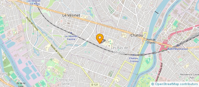 localisation de l'entreprise MEP  LE VESINET