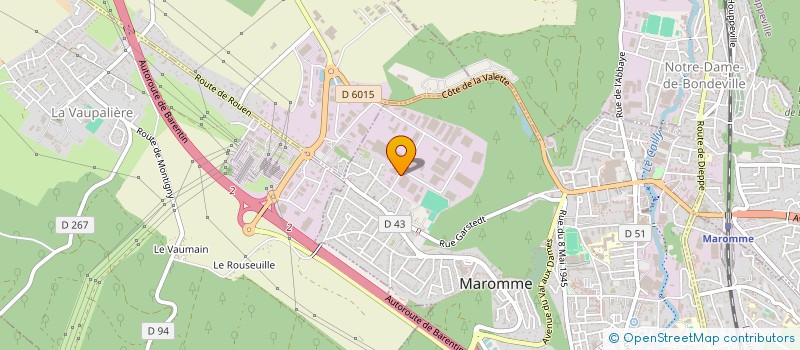 localisation de l'entreprise MEP  MAROMME