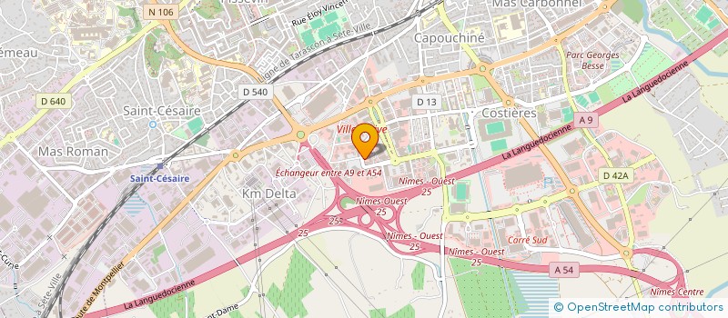 localisation de l'entreprise MEP  CASTELNAU-LE-LEZ